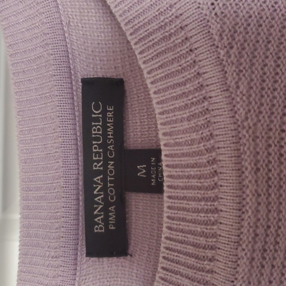 Banana Republic cotton cashmere sweater